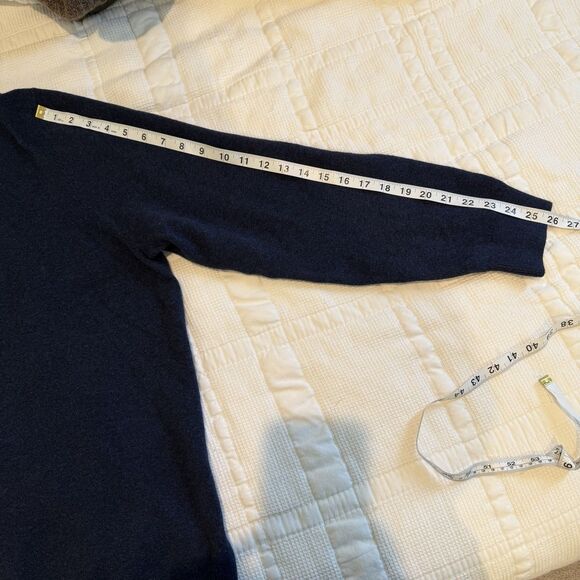 Faherty Sweater Mens XXL  Navy Blue Jackson 1/4 Zip Classic Warm Capsule - Picture 10 of 10